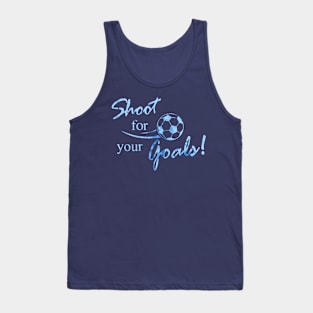 Shoot for your Goals ! Vintage Retro Style Tank Top